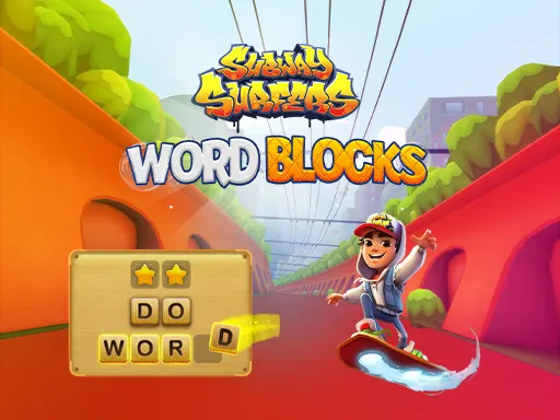 Subway Surfers Word Blocks — play free online