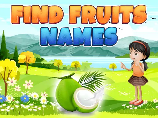 Find Fruits Names — play free online