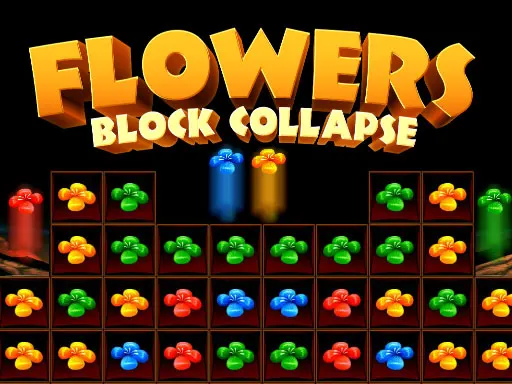Flowers Blocks Collapse — play free online