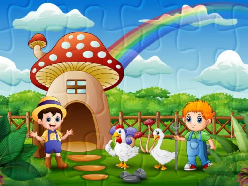 Farm Animal Jigsaw — play free online