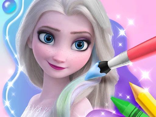 Coloring Book For Elsa — play free online